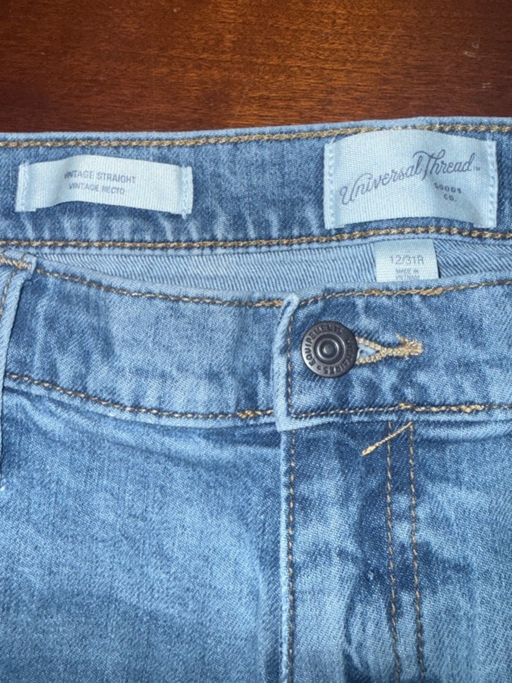 Universal Thread Vintage Straight Jeans - Picture 2 of 2